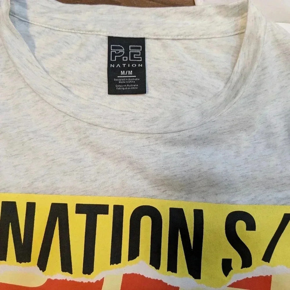 P.E. Nation Graphic Tee T-Shirt Logo Print Sz Medium - Picture 6 of 6